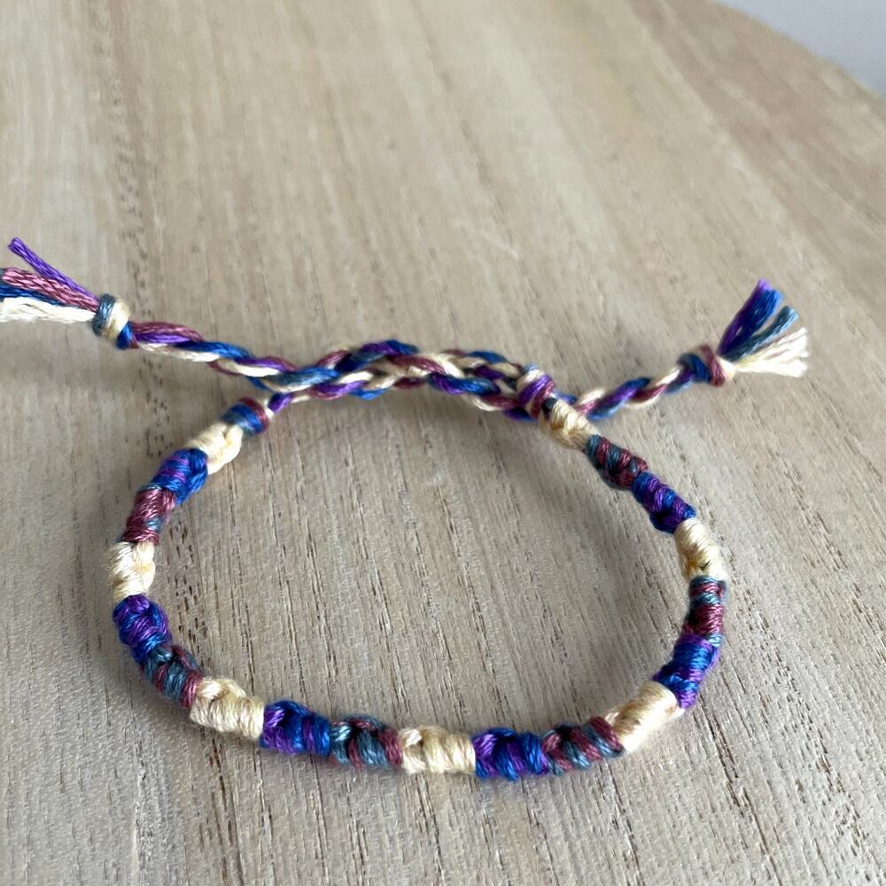Amberly Bracelet anklet trendy comfortable tie embroidery thread woven gift